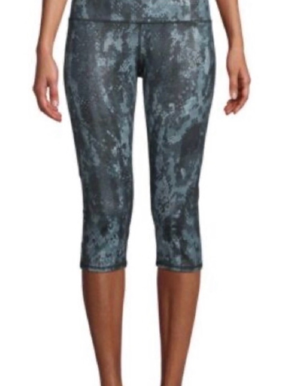 ALO Women’s Snakeskin print Capri Performance Leggings
